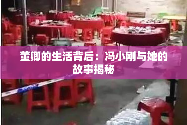 董卿的生活背后：冯小刚与她的故事揭秘