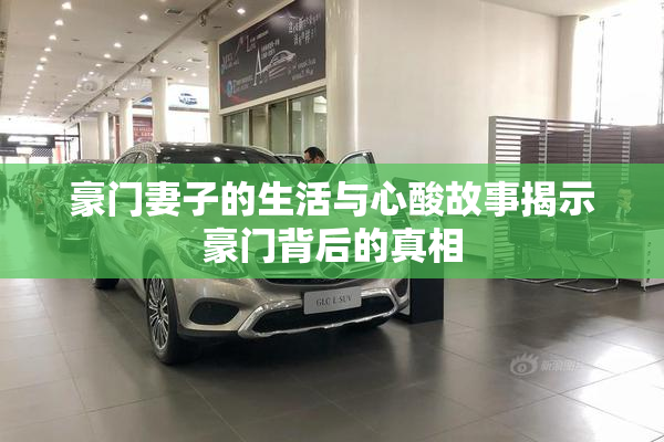 豪门妻子的生活与心酸故事揭示豪门背后的真相