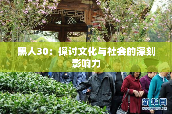 黑人30：探讨文化与社会的深刻影响力