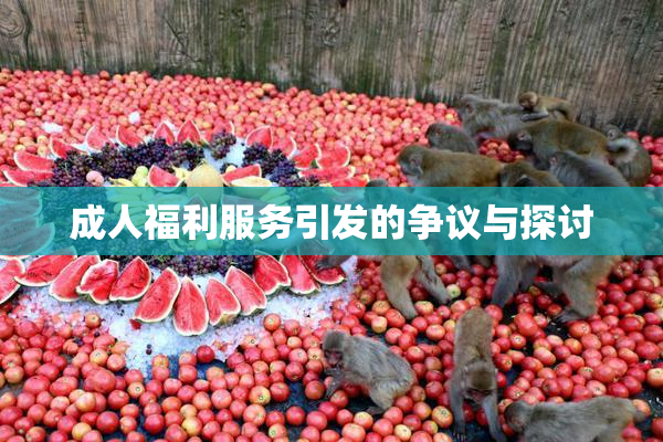 成人福利服务引发的争议与探讨