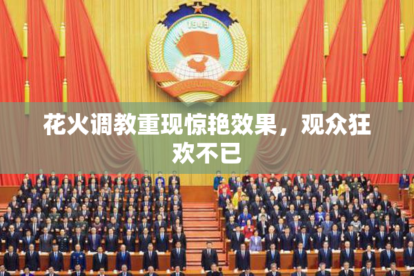 花火调教重现惊艳效果，观众狂欢不已