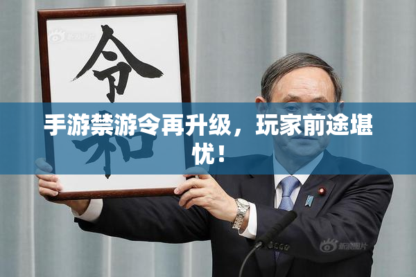 手游禁游令再升级，玩家前途堪忧！