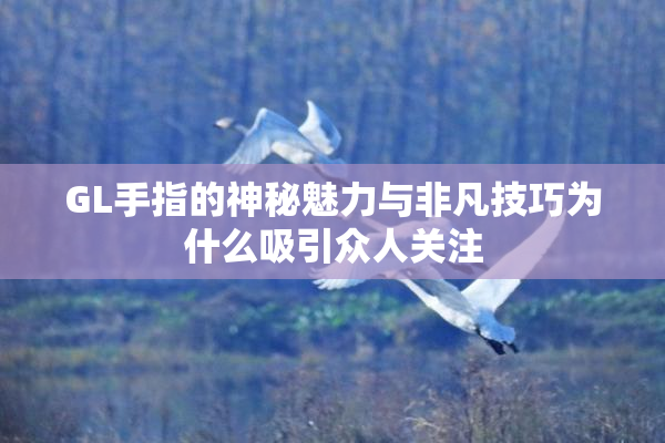 GL手指的神秘魅力与非凡技巧为什么吸引众人关注