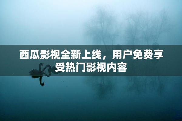 西瓜影视全新上线，用户免费享受热门影视内容