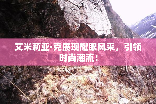 艾米莉亚·克展现耀眼风采，引领时尚潮流！