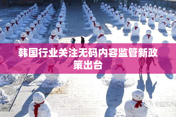 韩国行业关注无码内容监管新政策出台