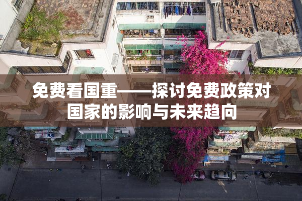 免费看国重——探讨免费政策对国家的影响与未来趋向
