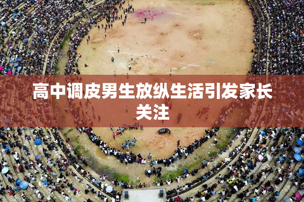 高中调皮男生放纵生活引发家长关注