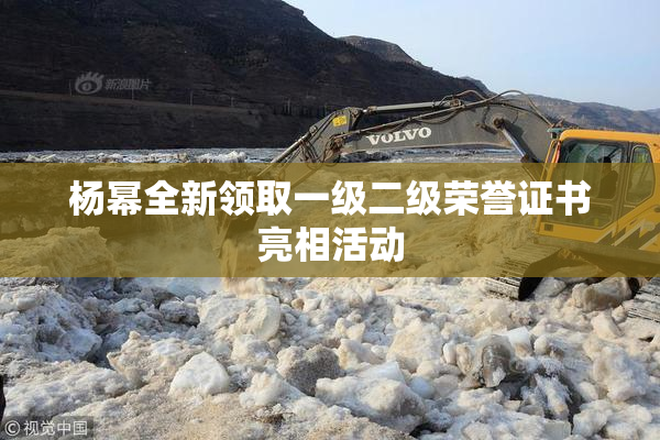 杨幂全新领取一级二级荣誉证书亮相活动