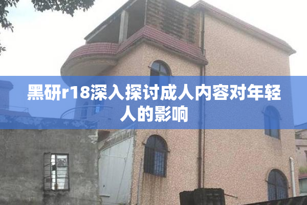 黑研r18深入探讨成人内容对年轻人的影响