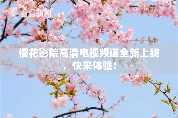 樱花影院高清电视频道全新上线，快来体验！