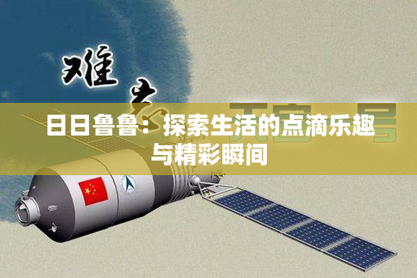 日日鲁鲁：探索生活的点滴乐趣与精彩瞬间