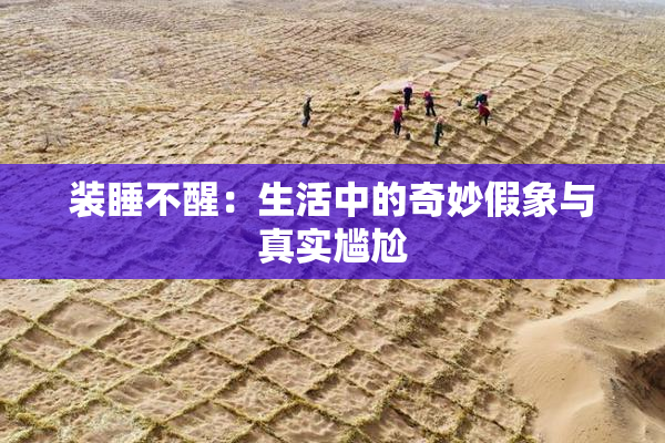 装睡不醒：生活中的奇妙假象与真实尴尬